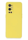 BFS  One Plus 9 Pro Kılıf Nano içi Kadife Silikon - Sarı