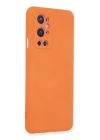 BFS  One Plus 9 Pro Kılıf Nano içi Kadife Silikon - Turuncu