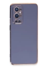BFS  One Plus 9 Pro Kılıf Volet Silikon - Mavi