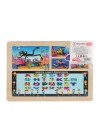 BFS   ONY-187-188-189-190 Ahşap Eğitici Puzzle Denizde Yaşam