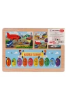 BFS   ONY-233-234-235-236 Ahşap Eğitici Puzzle Havaalanı -Onyıl Oyuncak