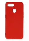 BFS  Oppo A12 Kılıf Nano içi Kadife Silikon - Kırmızı