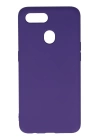 BFS  Oppo A12 Kılıf Nano içi Kadife Silikon - Mor
