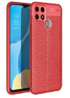 BFS  Oppo A15 Kılıf Auto Focus Kapak - Kırmızı