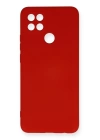 BFS  Oppo A15 Kılıf Nano içi Kadife Silikon - Kırmızı