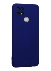 BFS  Oppo A15 Kılıf Nano içi Kadife Silikon - Lacivert