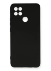 BFS  Oppo A15 Kılıf Nano içi Kadife Silikon - Siyah