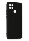 BFS  Oppo A15 Kılıf Nano içi Kadife Silikon - Siyah