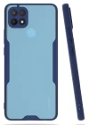 BFS  Oppo A15 Kılıf Platin Silikon - Lacivert