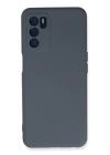 BFS  Oppo A16 Kılıf Nano içi Kadife Silikon - Gri