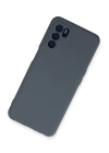 BFS  Oppo A16 Kılıf Nano içi Kadife Silikon - Gri