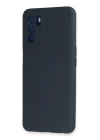 BFS  Oppo A16 Kılıf Nano içi Kadife Silikon - Lacivert