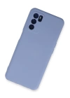 BFS  Oppo A16 Kılıf Nano içi Kadife Silikon - Lila