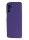 BFS  Oppo A16 Kılıf Nano içi Kadife Silikon - Mor