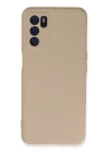 BFS  Oppo A16 Kılıf Nano içi Kadife Silikon - Pudra