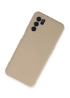 BFS  Oppo A16 Kılıf Nano içi Kadife Silikon - Pudra