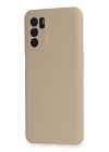 BFS  Oppo A16 Kılıf Nano içi Kadife Silikon - Pudra