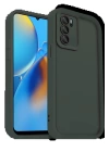 BFS  Oppo A16 Kılıf Viera Silikon - Koyu Yeşil