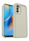 BFS  Oppo A16 Kılıf Viera Silikon - Krem
