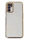 BFS  Oppo A16 Kılıf Volet Silikon - Beyaz