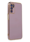 BFS  Oppo A16 Kılıf Volet Silikon - Mor