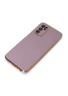 BFS  Oppo A16 Kılıf Volet Silikon - Mor
