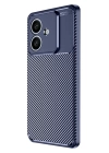 BFS  Oppo A3 Kılıf Auto Focus Karbon Kapak - Lacivert