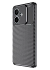 BFS  Oppo A3 Kılıf Auto Focus Karbon Kapak - Siyah