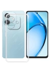 BFS  Oppo A3 Kılıf Lüx Şeffaf Silikon