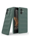 BFS  Oppo A3 Kılıf Optimum Silikon - Koyu Yeşil
