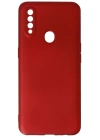 BFS  Oppo A31 Kılıf First Silikon - Bordo