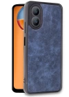 BFS  Oppo A38 Kılıf Aras Deri Kapak - Lacivert