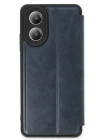 BFS  Oppo A38 Kılıf Flip Cover - Lacivert
