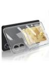 BFS  Oppo A38 Kılıf Kart Şeffaf Silikon - Şeffaf