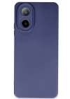 BFS  Oppo A38 Kılıf Nano içi Kadife Silikon - Lacivert