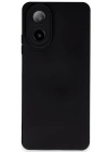 BFS  Oppo A38 Kılıf Nano içi Kadife Silikon - Siyah