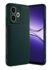 BFS Oppo A5 Pro 4G Kılıf Auto Focus Karbon Kapak - Koyu Yeşil
