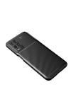 BFS  Oppo A54 4G Kılıf Auto Focus Karbon Kapak - Siyah