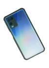 BFS  Oppo A54 4G Kılıf Miami Şeffaf Silikon - Koyu Yeşil
