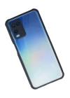 BFS  Oppo A54 4G Kılıf Miami Şeffaf Silikon - Lacivert