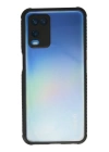 BFS  Oppo A54 4G Kılıf Miami Şeffaf Silikon - Siyah
