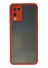 BFS  Oppo A54 4G Kılıf Montreal Silikon Kapak - Kırmızı