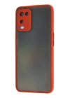 BFS  Oppo A54 4G Kılıf Montreal Silikon Kapak - Kırmızı