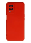 BFS  Oppo A54 4G Kılıf Nano içi Kadife Silikon - Kırmızı