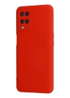 BFS  Oppo A54 4G Kılıf Nano içi Kadife Silikon - Kırmızı