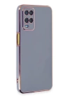 BFS  Oppo A54 4G Kılıf Volet Silikon - Mavi