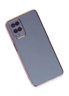 BFS  Oppo A54 4G Kılıf Volet Silikon - Mavi