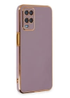 BFS  Oppo A54 4G Kılıf Volet Silikon - Mor