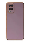 BFS  Oppo A54 4G Kılıf Volet Silikon - Mor