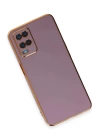 BFS  Oppo A54 4G Kılıf Volet Silikon - Mor
